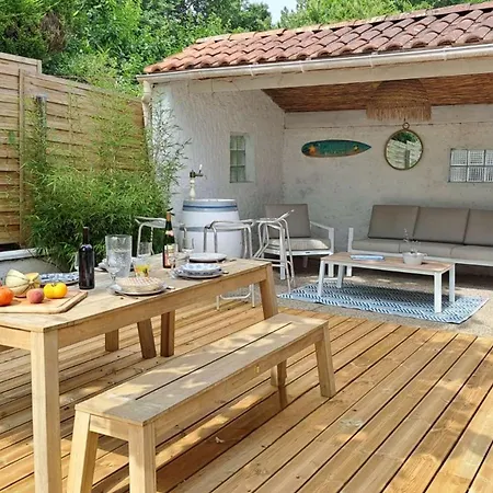 Willa Maison Bourg,6 Personnes Avec Grande Terrasse Classe 1 Etoile