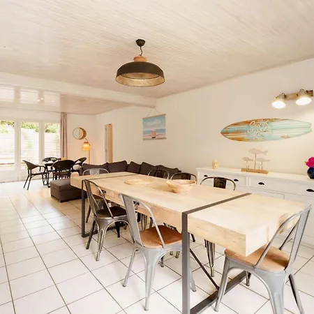 Maison Bourg,6 Personnes Avec Grande Terrasse Classe 1 Etoile * Biscarrosse